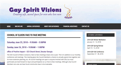 Desktop Screenshot of gayspiritvisions.org